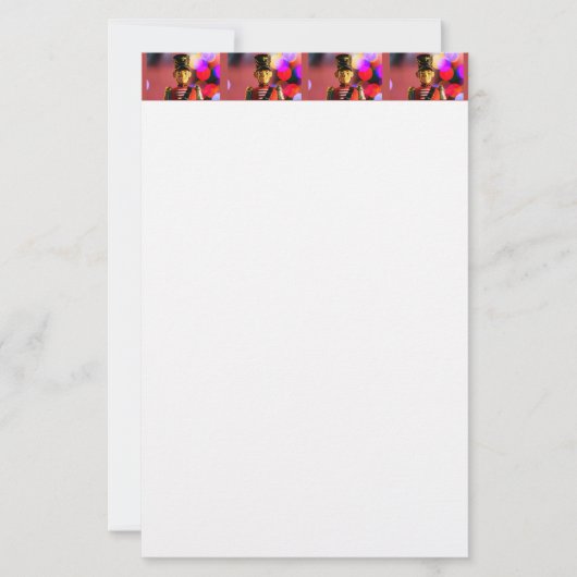 Kerst speelgoed soldaat beeldje SlipperyJoe gay pr Briefpapier (Voorkant)