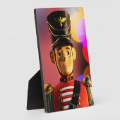 Kerst speelgoed soldaat beeldje SlipperyJoe gay pr Fotoplaat (Zijkant)