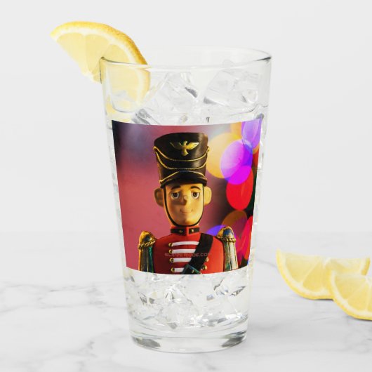 Kerst speelgoed soldaat beeldje SlipperyJoe gay pr Glas (Voorkant ijs)