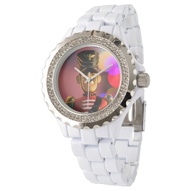 Kerst speelgoed soldaat beeldje SlipperyJoe gay pr Horloge (Gekanteld)