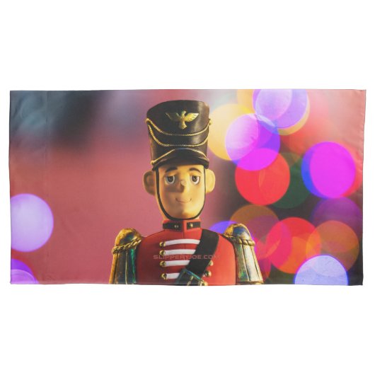 Kerst speelgoed soldaat beeldje SlipperyJoe gay pr Kussensloop (Voorkant)