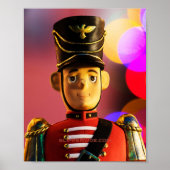 Kerst speelgoed soldaat beeldje SlipperyJoe gay pr Poster (Voorkant)