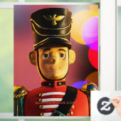 Kerst speelgoed soldaat beeldje SlipperyJoe gay pr Raamsticker (Huis)