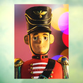 Kerst speelgoed soldaat beeldje SlipperyJoe gay pr Raamsticker (Vel 3)