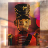 Kerst speelgoed soldaat beeldje SlipperyJoe gay pr Raamsticker (Vel 2)