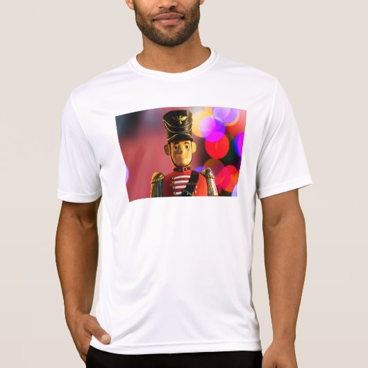 Kerst speelgoed soldaat beeldje SlipperyJoe gay pr T-shirt (Voorkant)