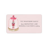 Kerst Speelgoed Soldaat Retouradres Etiket (Voorkant)