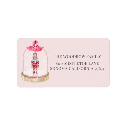 Kerst Speelgoed Soldaat Retouradres Etiket (Voorkant)