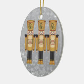 Kerst Speelgoed Soldier Notenkraker Keramisch Ornament (Links)