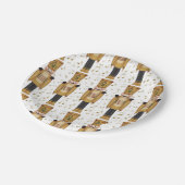 Kerst Speelgoed Soldier Notenkraker Xmas Papieren Bordje (Gekanteld)