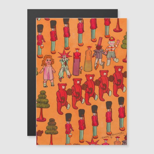 Kerst Speelgoed Vintage Kinderen Spelen (Voorkant / Achterkant)