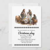 Kerst speelt uitnodiging (Voorkant)