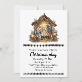 Kerst speelt uitnodiging