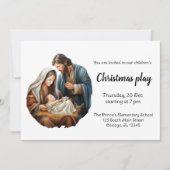 Kerst speelt uitnodiging (Voorkant)