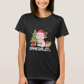 Kerst SpelletjesAlotl T-shirt (Voorkant)