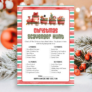 Kerst Speurtocht Spel Feestdagenkaart