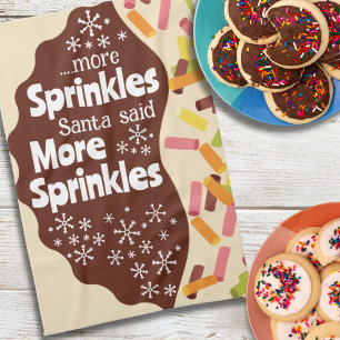 Kerst Spikkel Koekje Keukenhanddoek