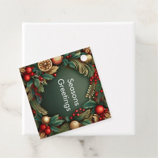 Kerst Spirits Decor Bedankjes Labels (In situ)