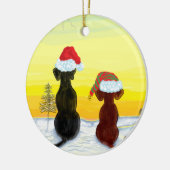 kerst springador keramisch ornament (Links)