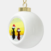 kerst springador keramische bal ornament (Rechts)