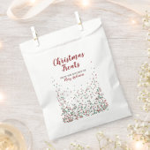 Kerst Sprinkles Custom Label Favor Tassen Bedankzakje (Geknipt)