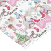 Kerst Sprookje Hand geschilderd Patroon Tafelkleed (Gekanteld)