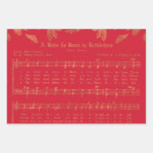 Kerst sprookje Hand geschilderde waterverf Inpakpapier Vel (Voorkant 2)