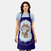 Kerst Sprookjes Huis Schort (Gedragen)