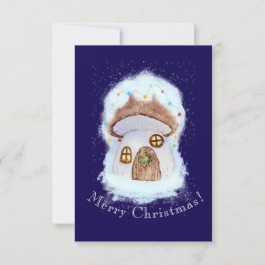 Kerst SprookjesHuis Bedankkaart (Voorkant)