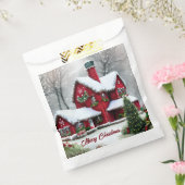 Kerst Sprookjeslandschap Bedankzakje (Gezegeld)