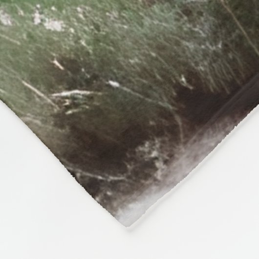 Kerst Sprookjeslandschap Fleece Deken (Hoek)