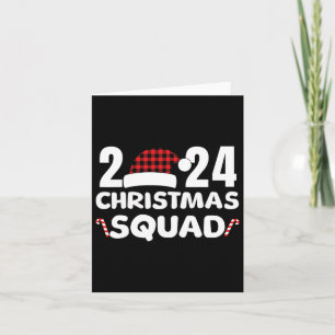 Kerst Squad 2024 Familiegroep Matching Christm Kaart