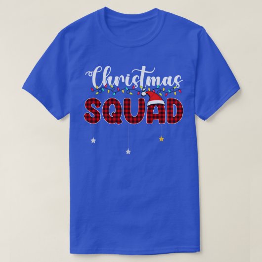 Kerst Squad Familie Groep Matching Pyjama Mannen W T-shirt (Design voorkant)