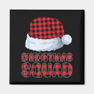 Kerst Squad Familie Matching Pyjamas Buffalo Re Magneet
