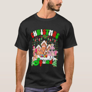Kerst Squad Grappig Boujee koekje Pine Tree Xmas T-shirt