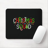 Kerst Squad Matching Familiegroep Santa Elf Sq Muismat (Met muis)