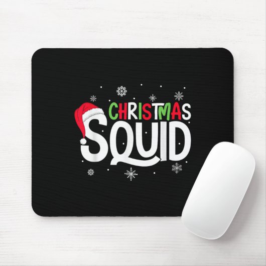Kerst Squad Matching Familiegroep Santa Elf Xm Muismat (Met muis)