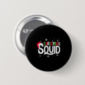 Kerst Squad Matching Familiegroep Santa Elf Xm Ronde Button 5,7 Cm (Voorkant /achterkant)
