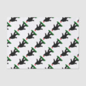 Kerst-Squatch - Squatchen met Kerststokken Tissuepapier (Voorkant)