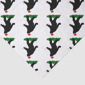 Kerst-Squatch - Squatchen met Kerststokken Tissuepapier (Detail)