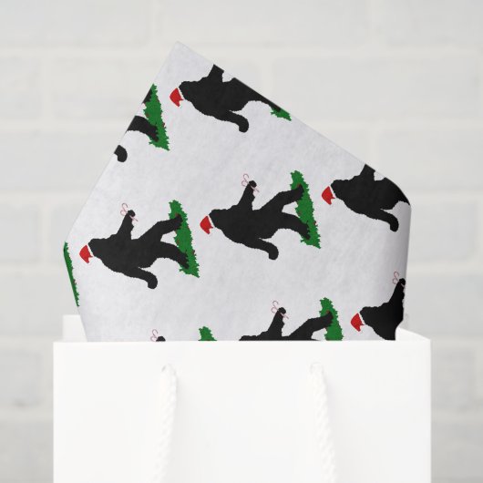 Kerst-Squatch - Squatchen met Kerststokken Tissuepapier (Cadeauzakje)