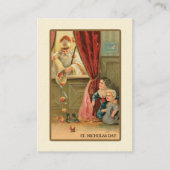 Kerst  St. Nicholas Day Prayer Kaart Visitekaartje (Voorkant)