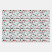 Kerst stad Magic Wrapping Papier Inpakpapier Vel (Voorkant)