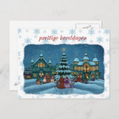 kerst stad postkaart met nieeuwrand nl (Voorkant / Achterkant)