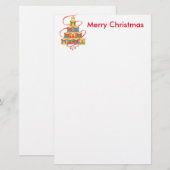 Kerst Stationery Boom van Drums Briefpapier (Voorkant / Achterkant)