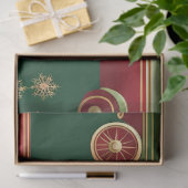 Kerst Steampunk Locomotief Weefselpapier Tissuepapier (Geschenk)