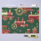 Kerst Steampunk Locomotief Weefselpapier Tissuepapier (Craft)