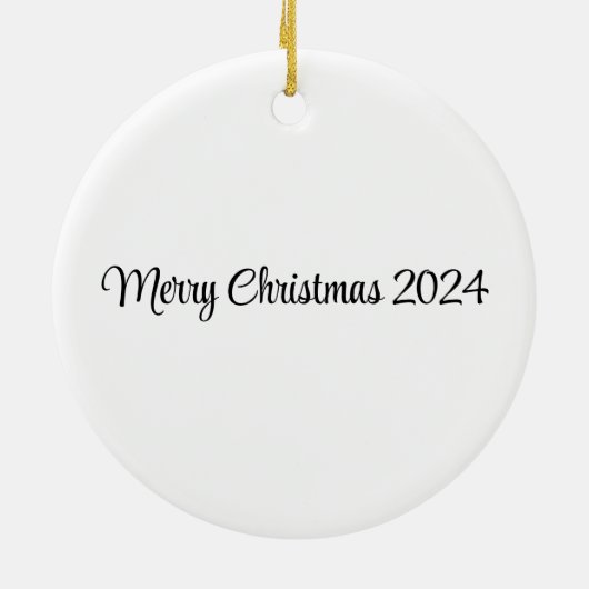 Kerst Steampunk Paar Keramisch Ornament (Achterkant)