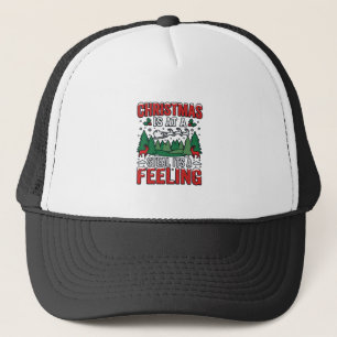 Kerst Stelen Het Is Een Gevoel Rendier Sleigh Desi Trucker Pet