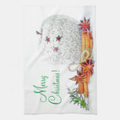 Kerst sterren keukenhanddoek (Verticaal)